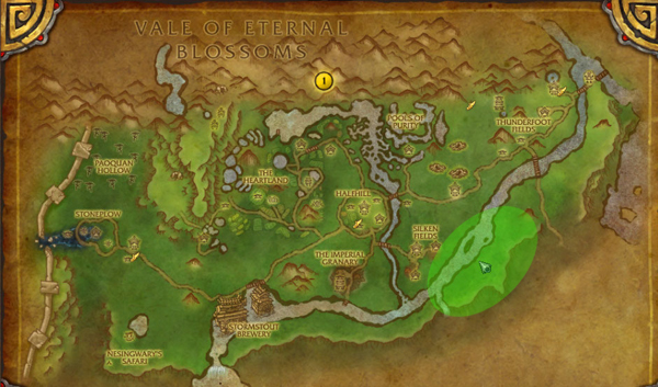 Where is the “Rumbling Terrace” area in Mists of Pandaria