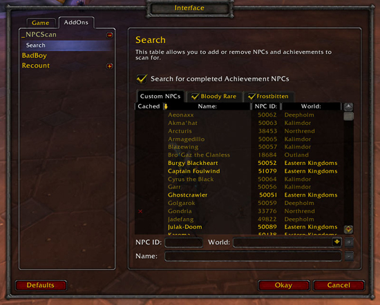 How the World of Warcraft addon “NPCscan” works