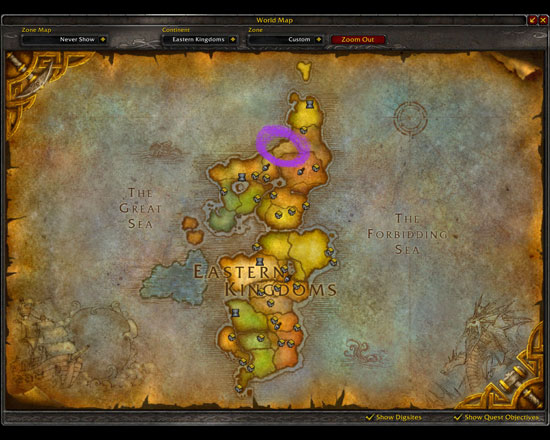 The old secrets zones from World of Warcraft, updated in Cataclysm